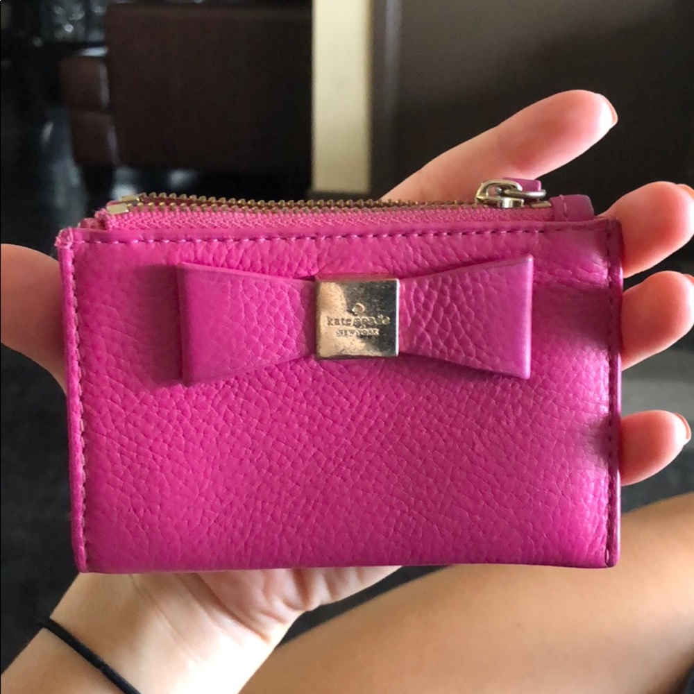 Pink Kate spade wallet